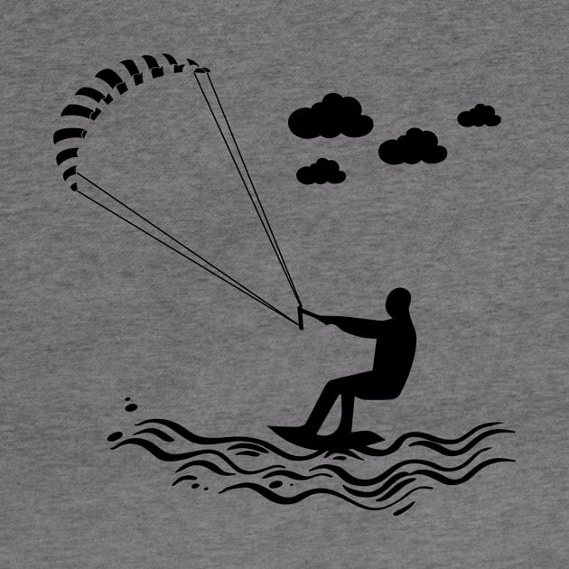 kite surfer gift idea by HBfunshirts